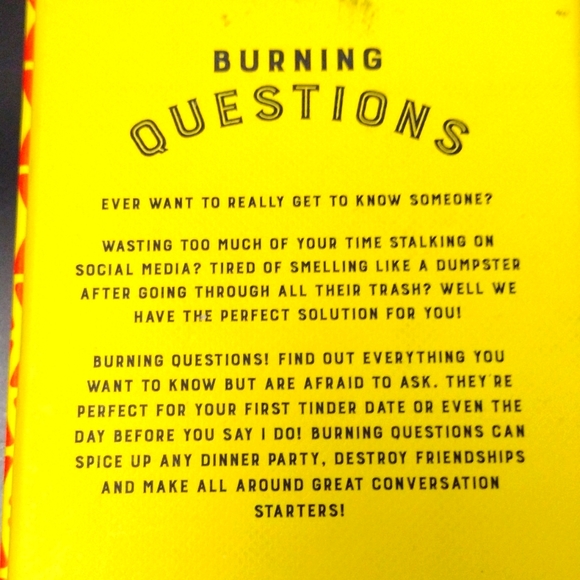 BURNING QUESTIONS Card Game - Picture 2 of 6